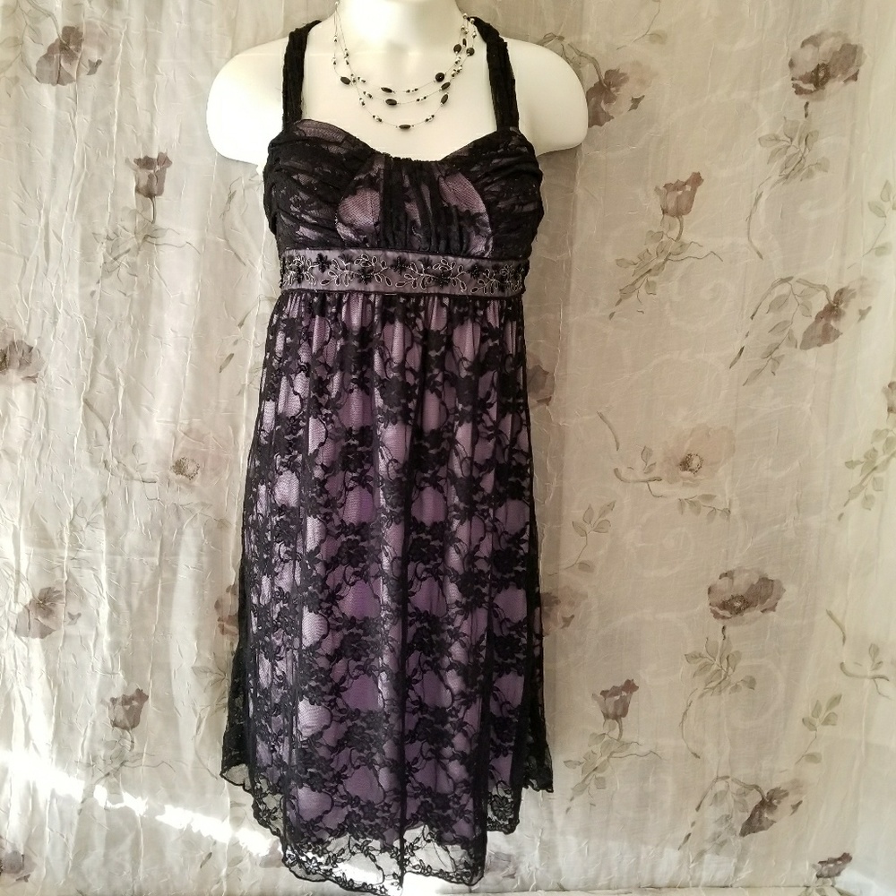 ☆Volume One Black and light purple dress